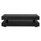 Salontafel Oakura blok H (Zwart)