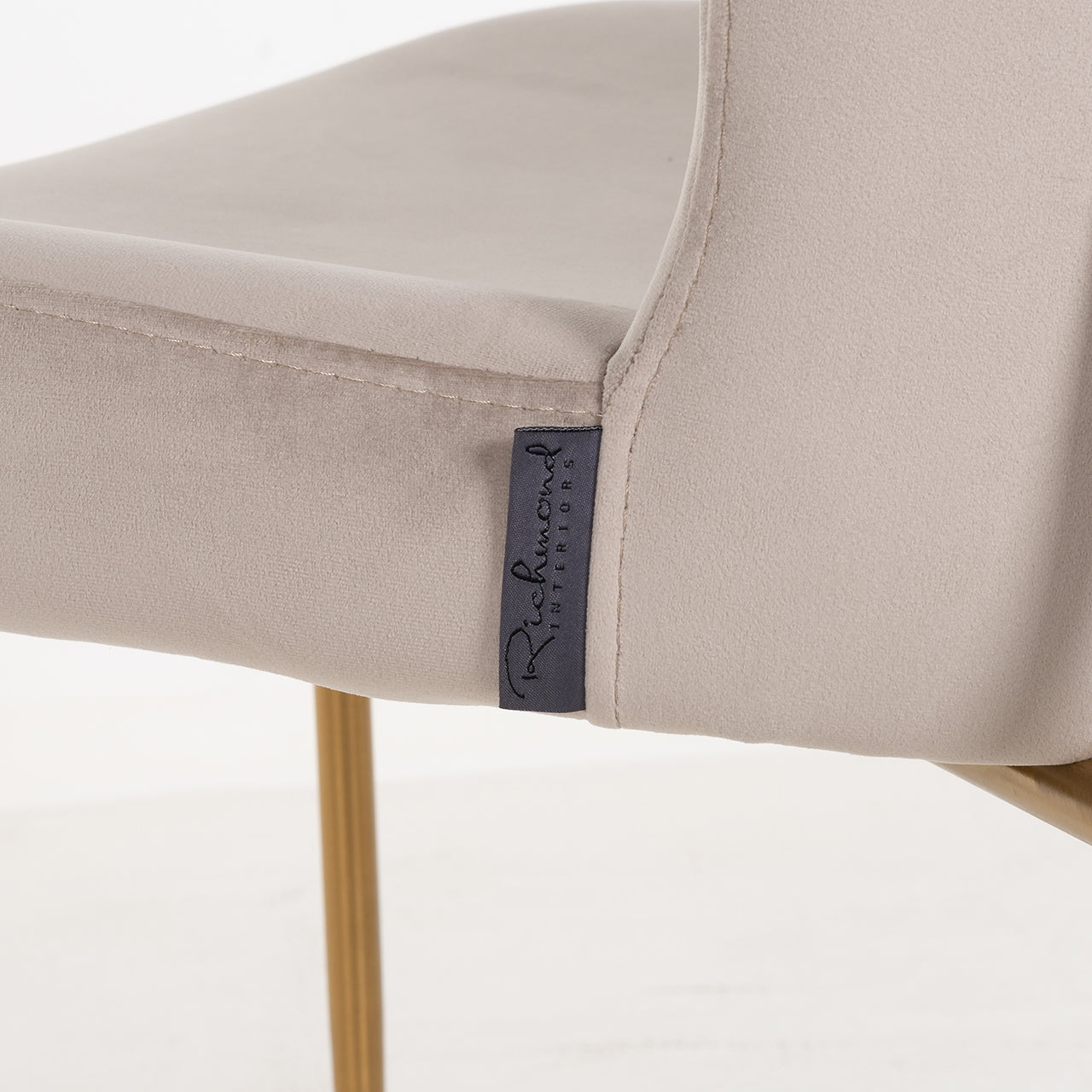 Stoel Odessa khaki / geborsteld goud brandvertragend (FR-Quartz 903 Khaki)