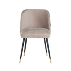 Stoel Alicia khaki fluweel brandvertragend (FR-Quartz 903 Khaki)