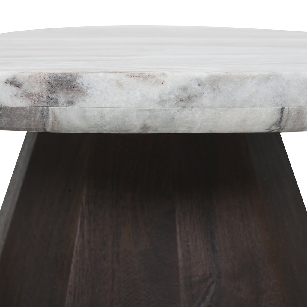 Salontafel Oberoy 80Ø (Bruin)