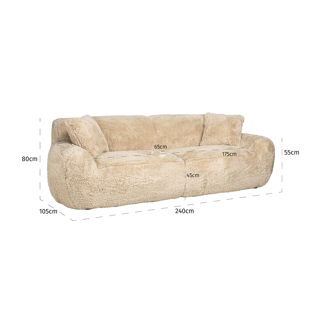 Bank Comfy zand yakety (Yakety Yak Sand)