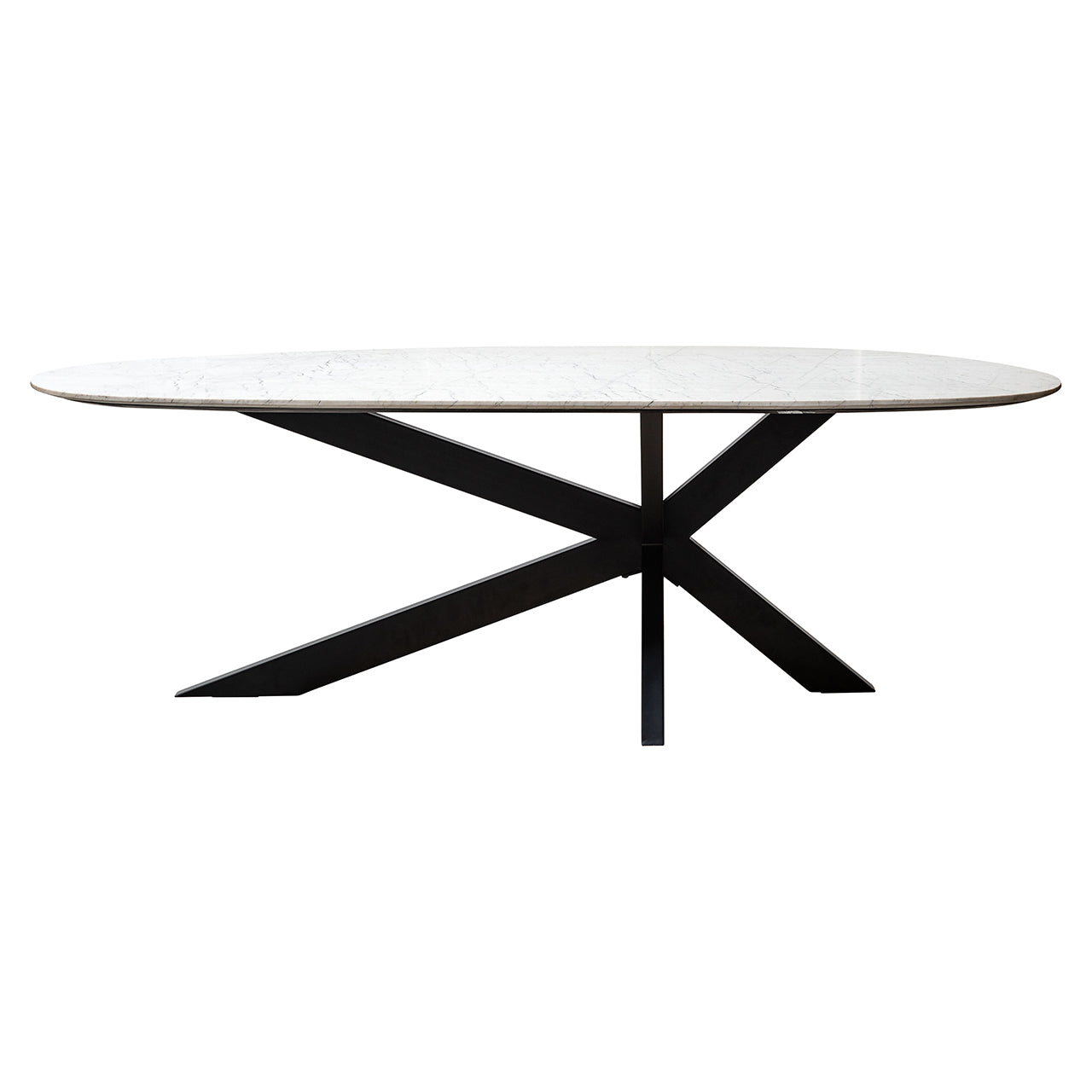 Eettafel Trocadero wit (Zwart/wit)