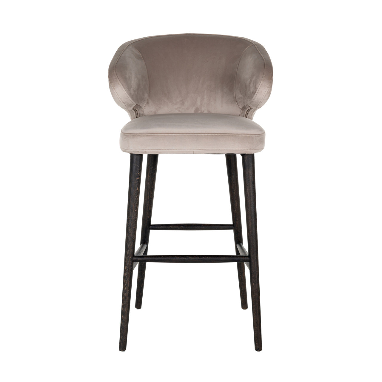 Barstoel Indigo khaki fluweel (Quartz Khaki 903)