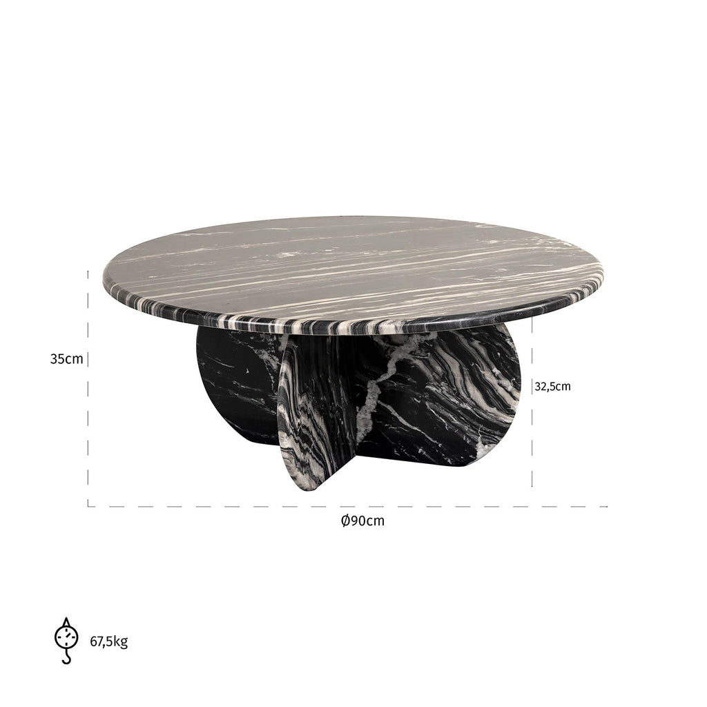 Salontafel Bancroft (Zwart)