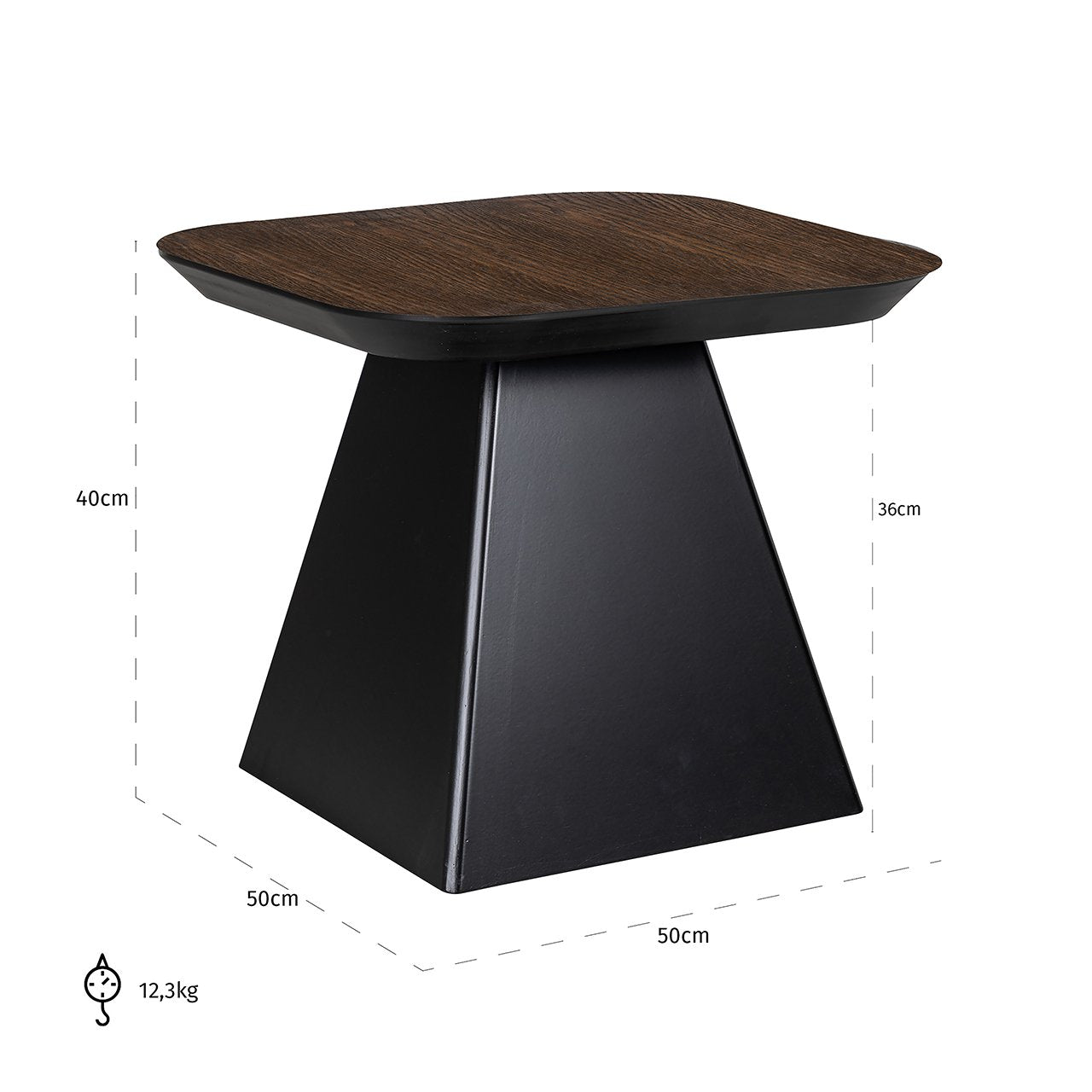 Bijzettafel Bonvoy bruin (Bruin)