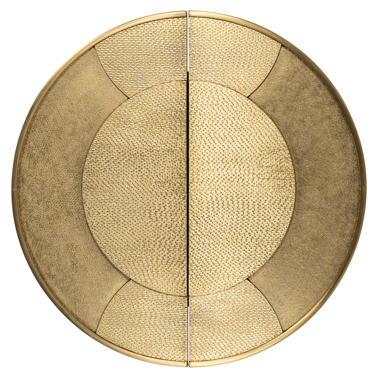 Wandkast Bowie (Zwart/goud)