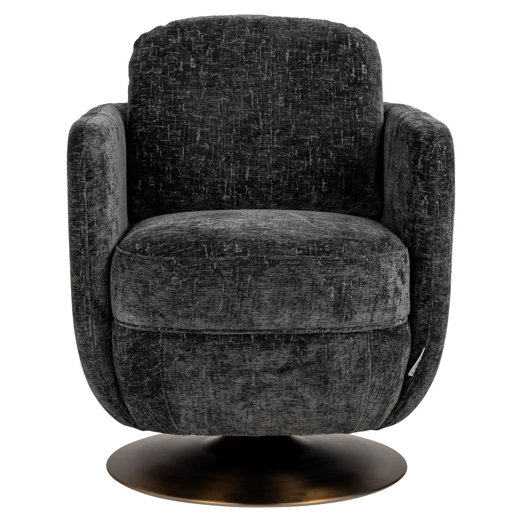 Draaifauteuil Turner grafiet eiland (Eiland grafiet 66)