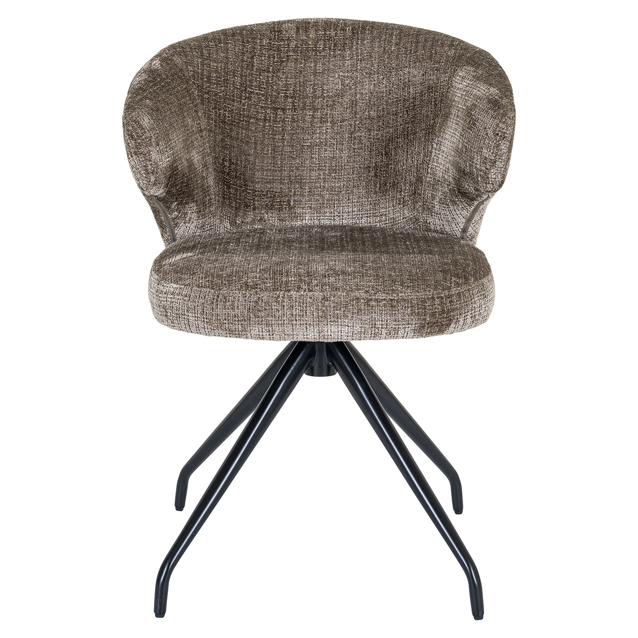 Draaistoel Milly steen chenille (Niagara 104 Stone Chenille)