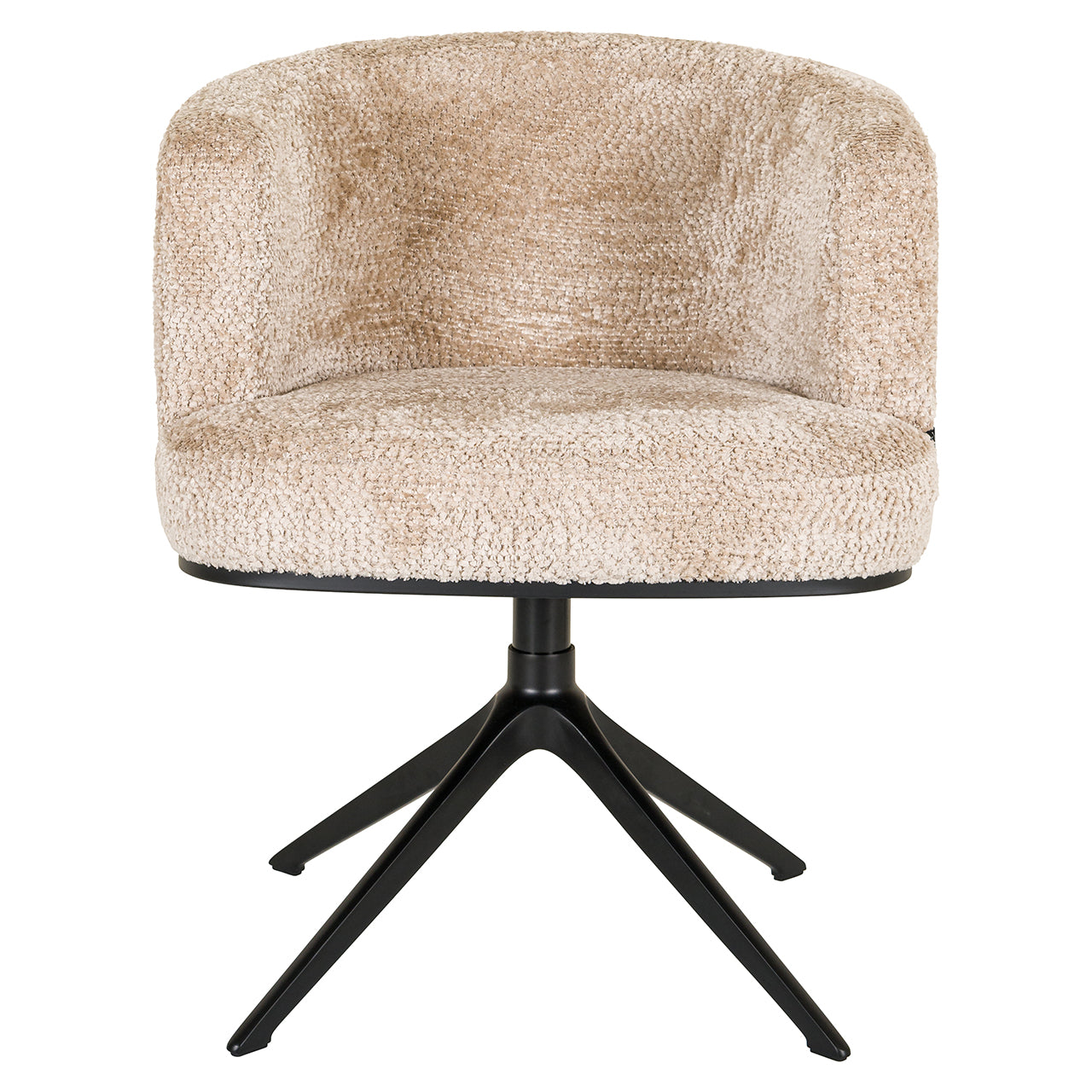 Draaistoel Cheyenne in mooie beige kleur (Be Lovely 170 Beige)