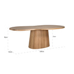 Eettafel Riva 230 (Natuurlijk eiken)