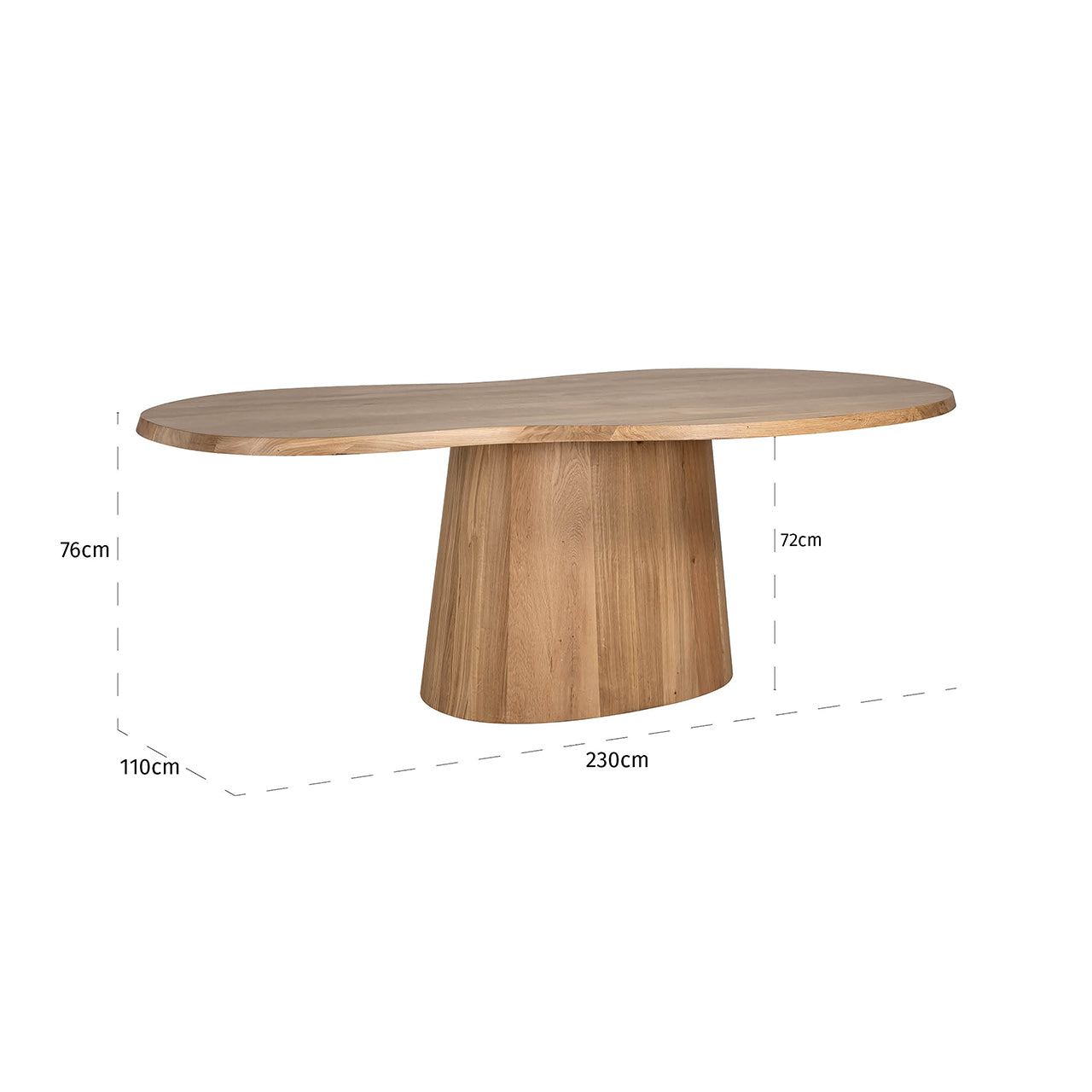 Eettafel Riva 230 (Natuurlijk eiken)