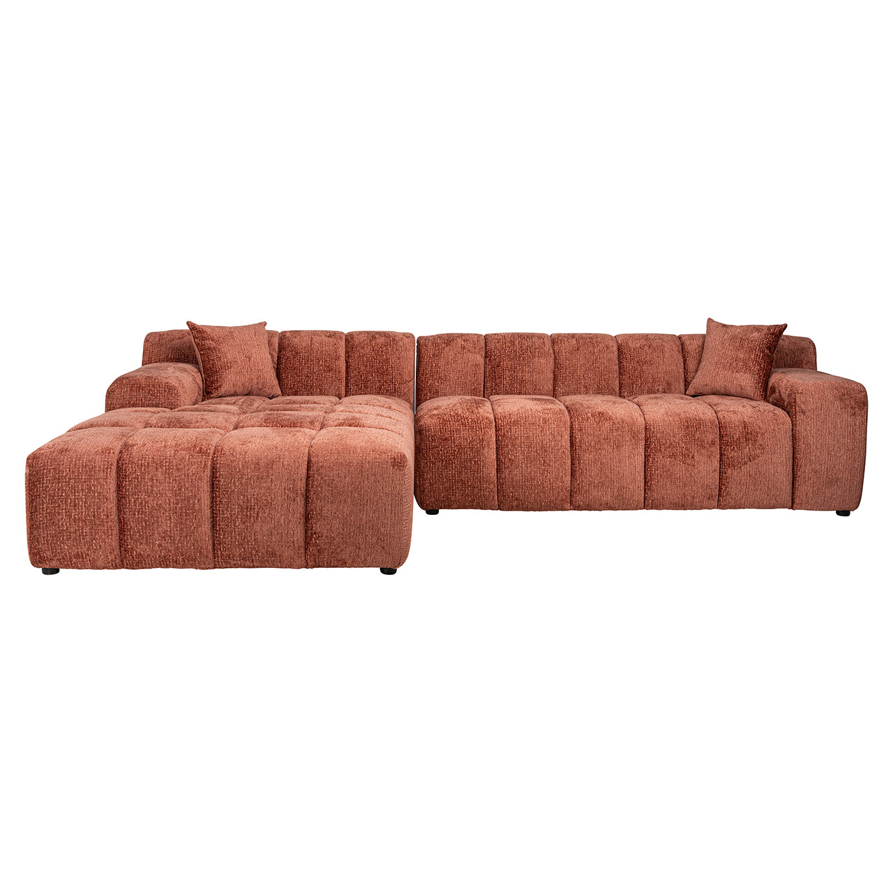 Bank Cube 3-zits + lounge links (Fusion 92 Blush)