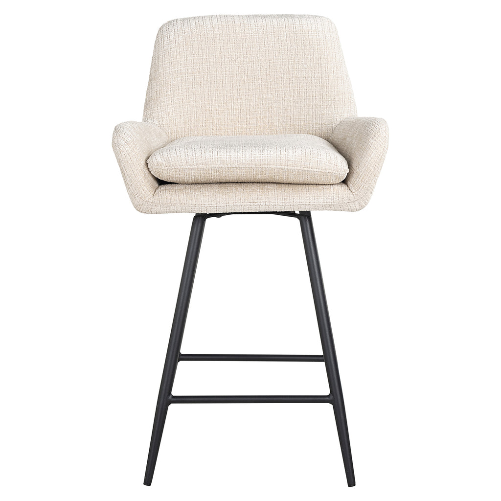 Counterstoel Linsey beige chenille (Niagara 902 beige Chenille)