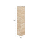 Pilaar Vespin natuurlijke beige travertijn (Beige)