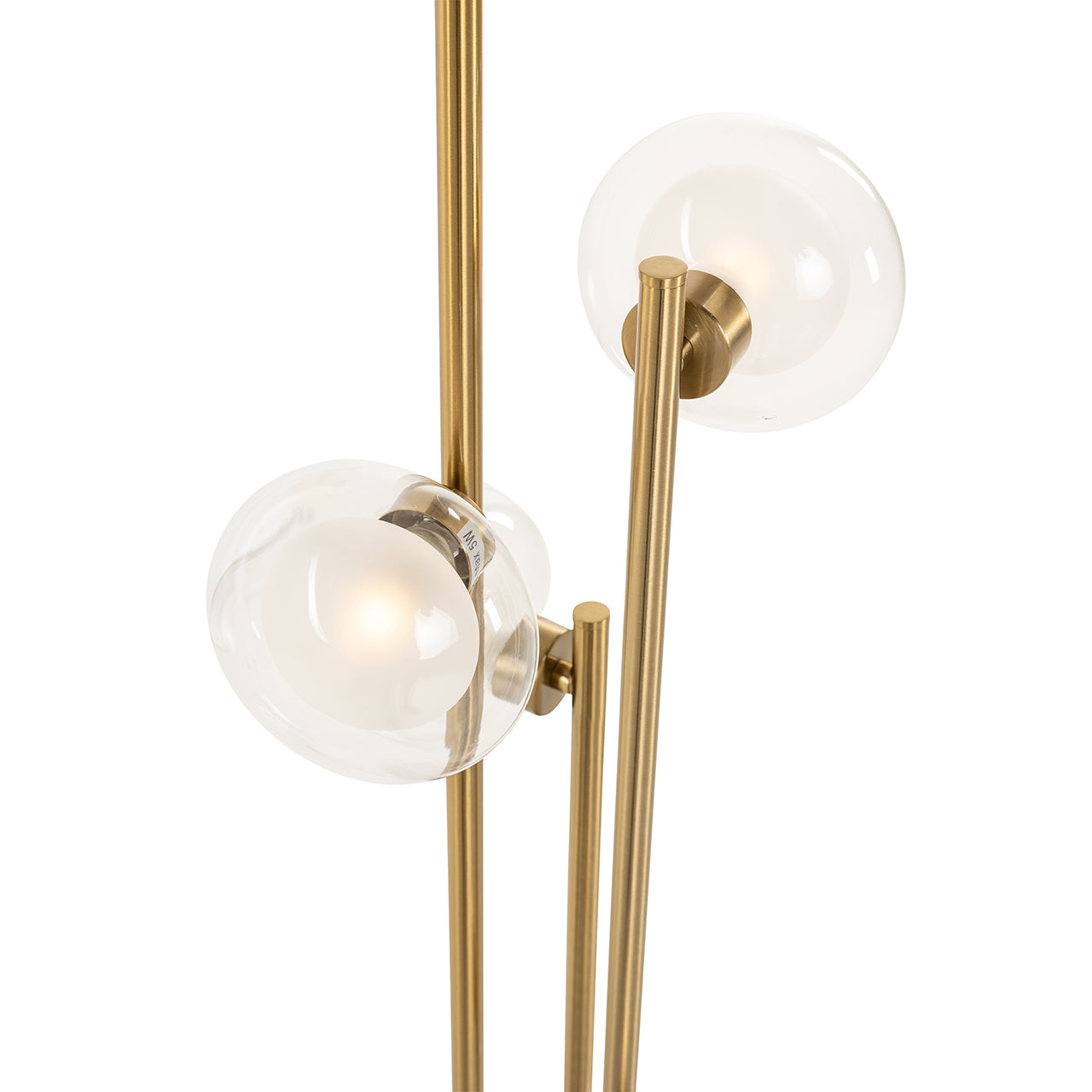 Vloerlamp Luva messing (Geborsteld Goud)