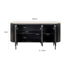 Dressoir Hampton (Donkerbruin)
