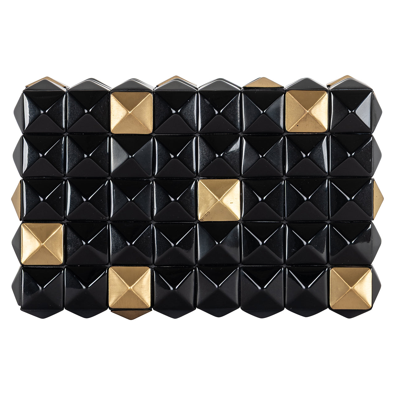 Opbergbox Velicia (Zwart/goud)