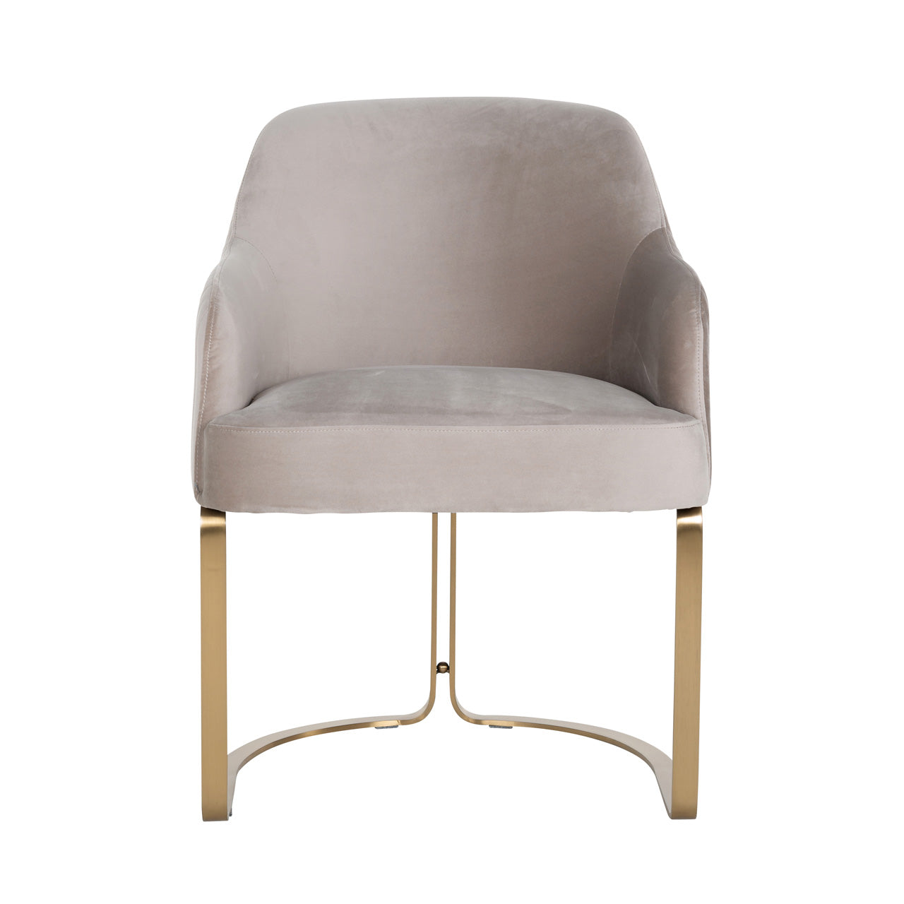 Stoel Hadley khaki fluweel brandvertragend (FR-Quartz 903 Khaki)