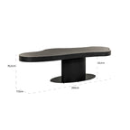 Eettafel Bogor 260 (Donker koffie)