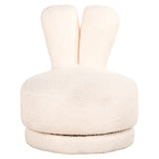 Kinderstoel Konijn witte teddy (Teddy 14 Wit)