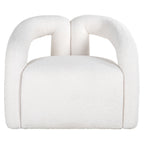 Fauteuil Dana wit harig (Himalaya 900 wit harig)