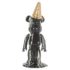 Deco object ijsbeer zwart (Zwart)