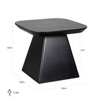 Bijzettafel Bonvoy zwart (Zwart)