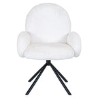 Draaistoel Jolie wit schaap (Schaap 02 wit)