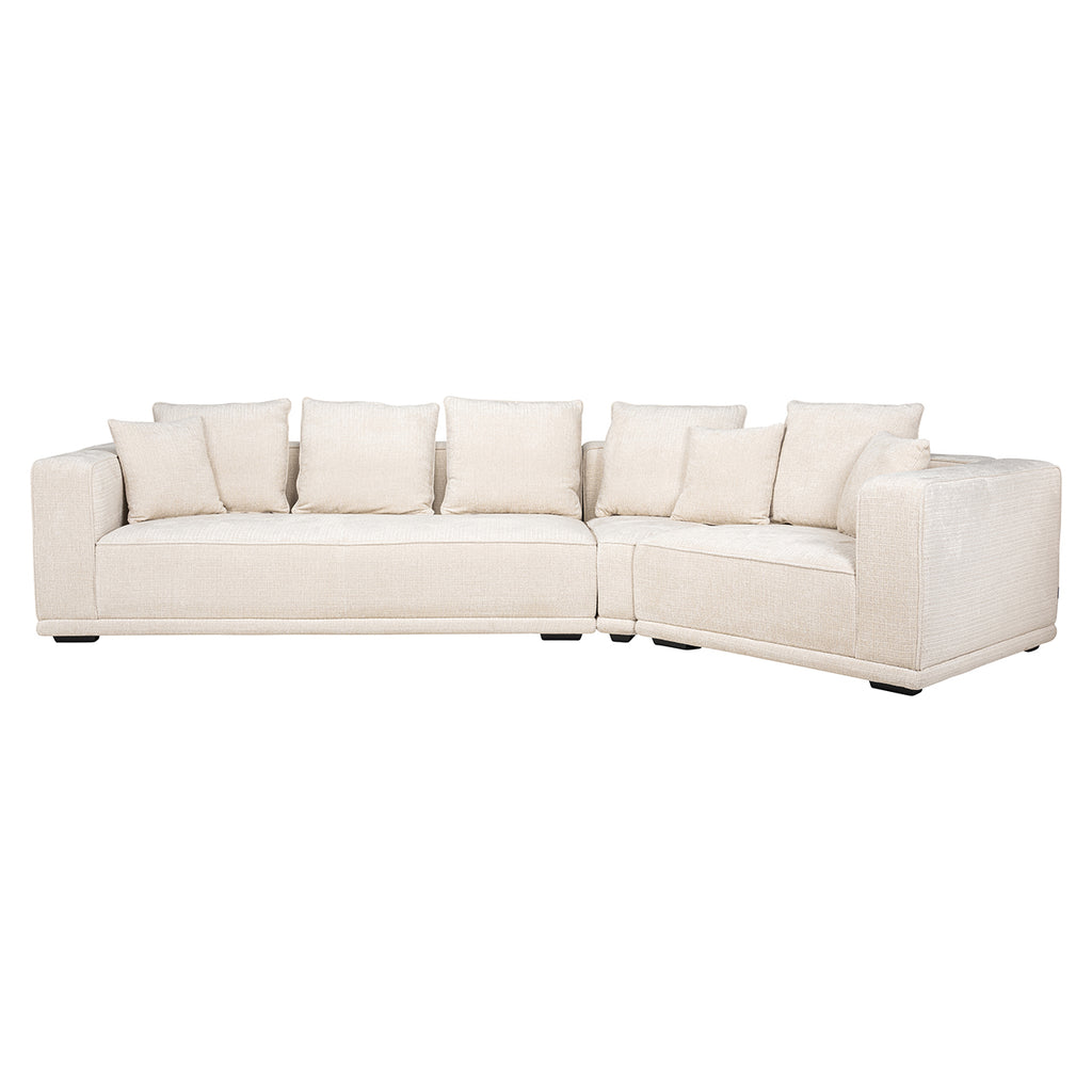 Bank Lusso 4-zits beige chenille (Niagara 902 beige Chenille)