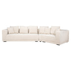 Bank Lusso 4-zits beige chenille (Niagara 902 beige Chenille)