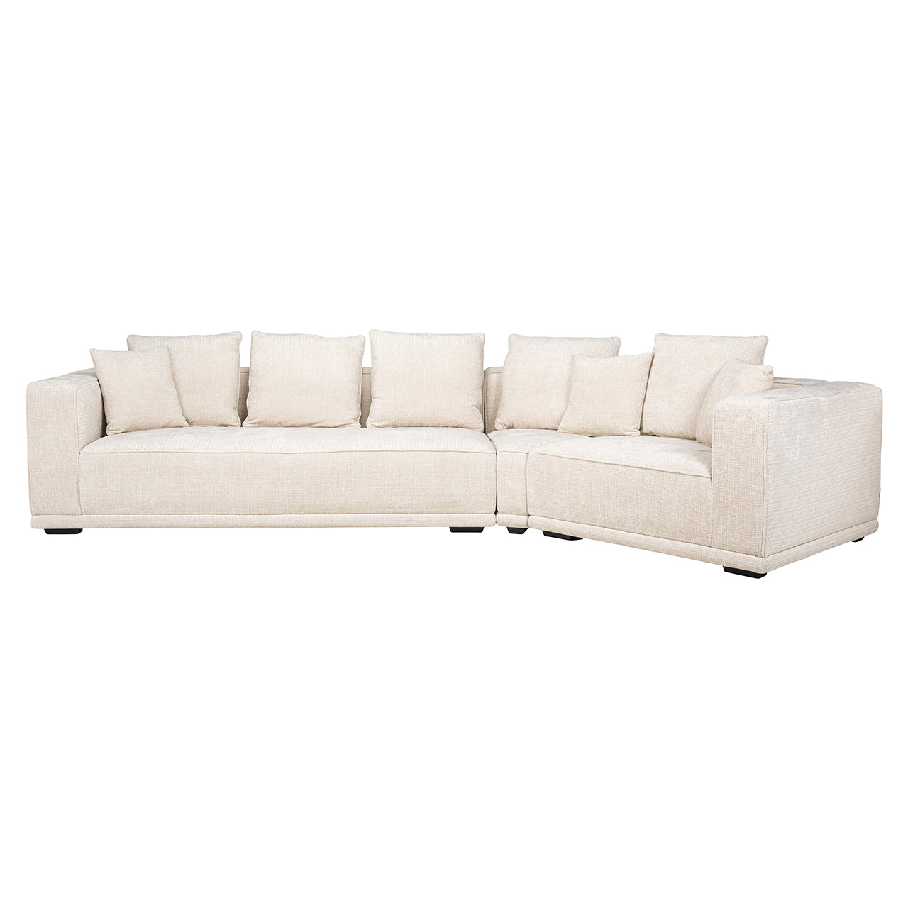Bank Lusso 4-zits beige chenille (Niagara 902 beige Chenille)
