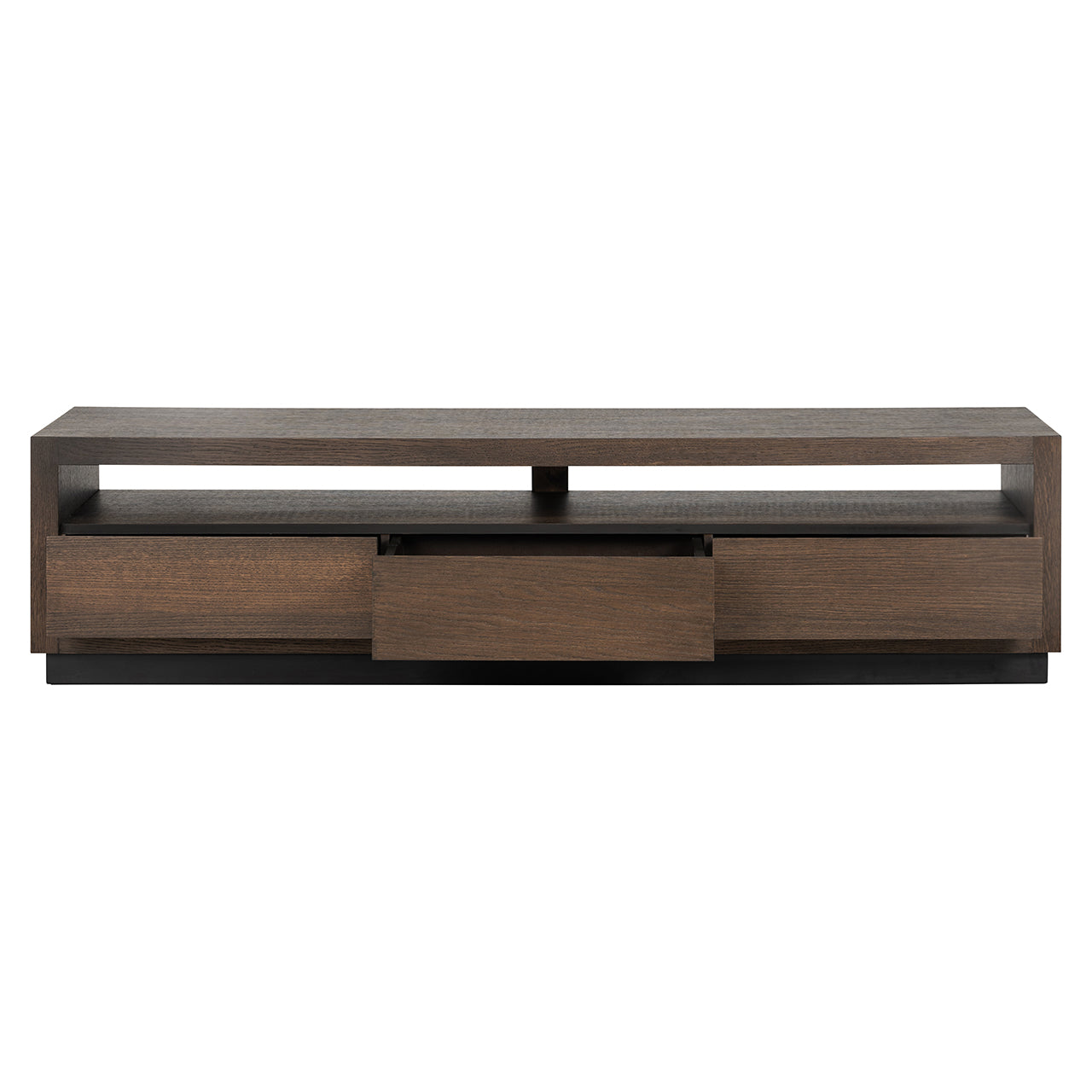 TV-meubel Oakura 3 laden (Bruin)