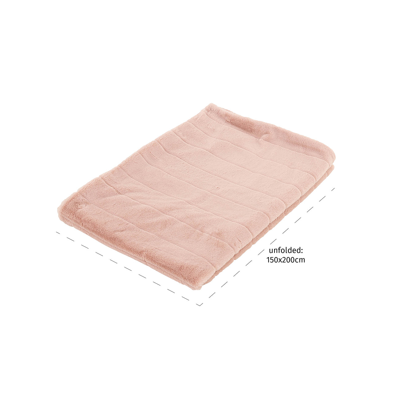 Harige deken Carry (Roze)