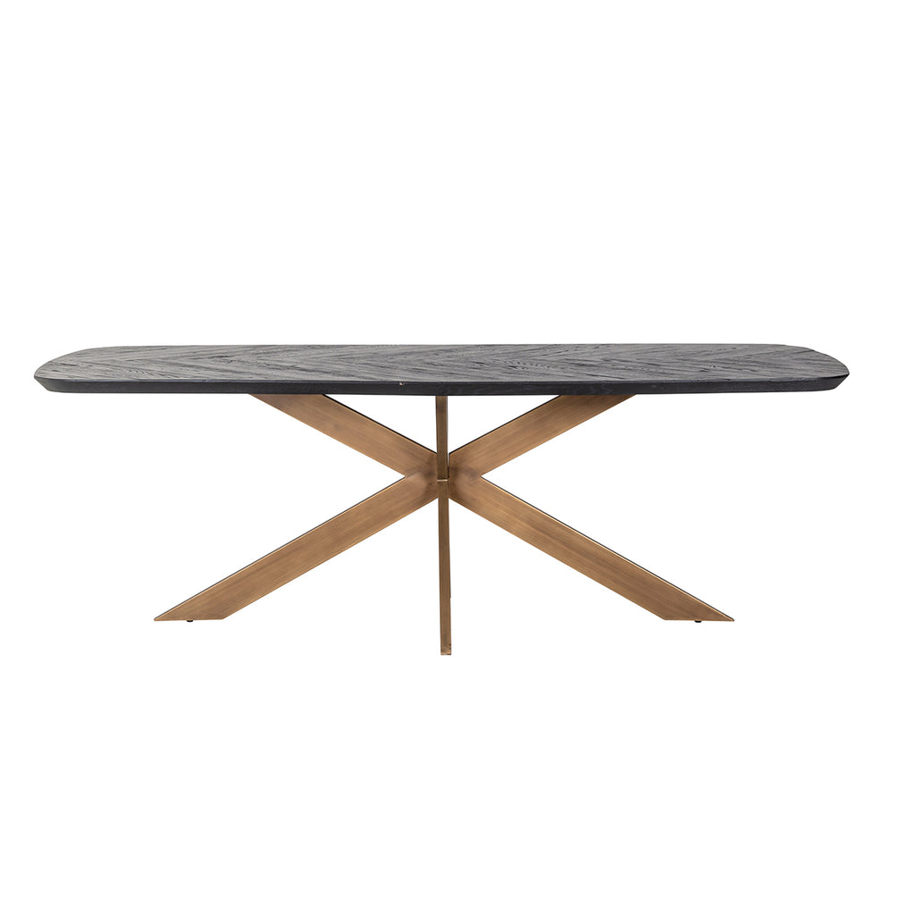 Eettafel Hayley 230 (Donker koffie)