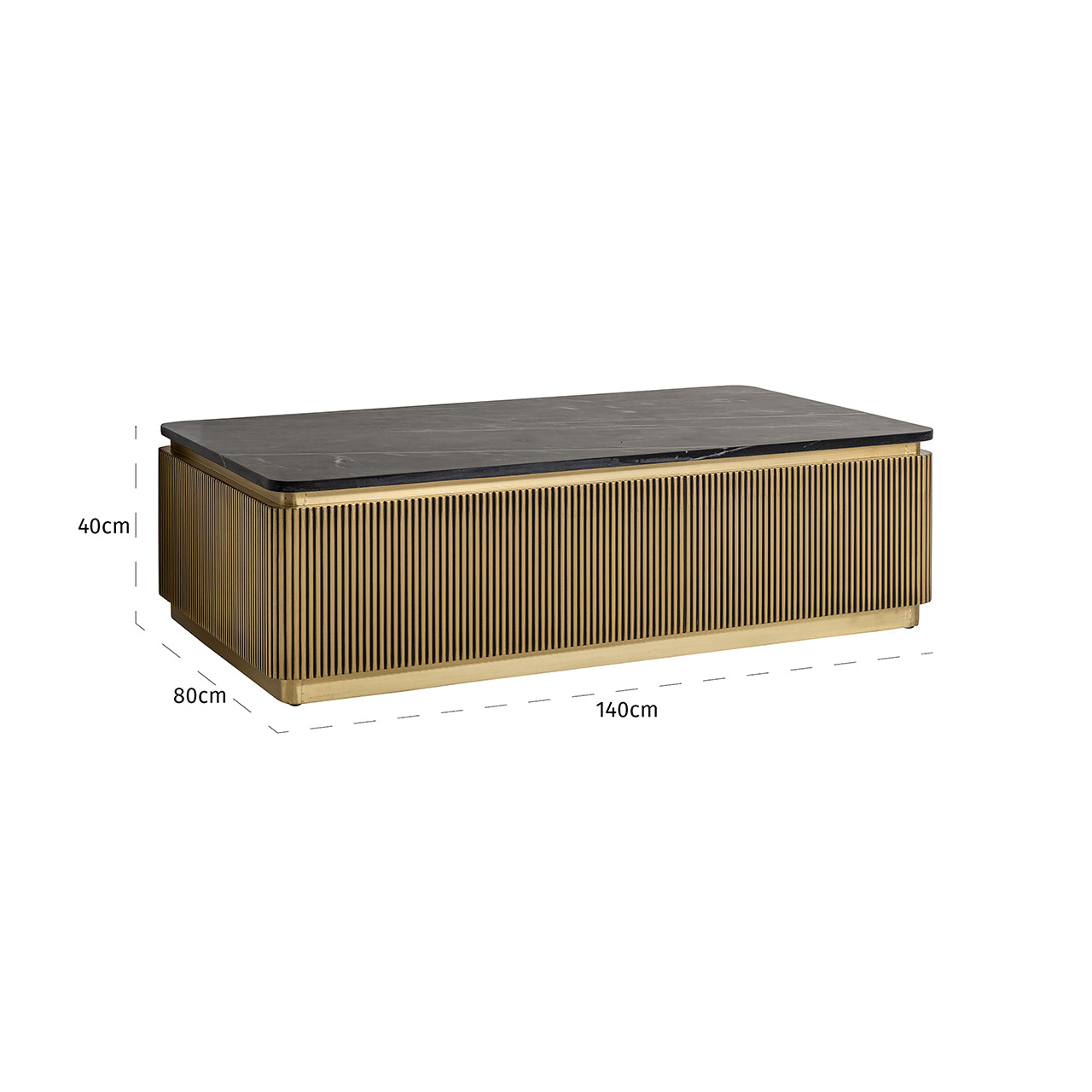 Salontafel Ironville (Goud)