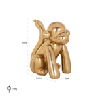Aap decoratie object (Goud)