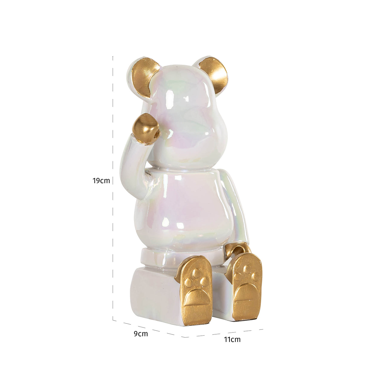 Deco object Berlyn (Wit)