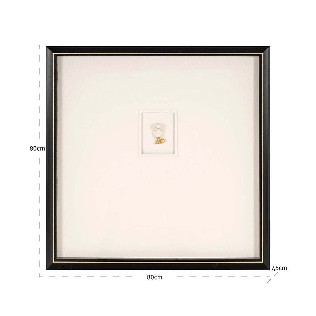 Wanddecoratie Danni (Zwart/wit)
