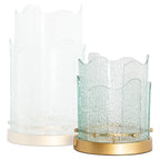 Windlicht Danila groot (Goud)