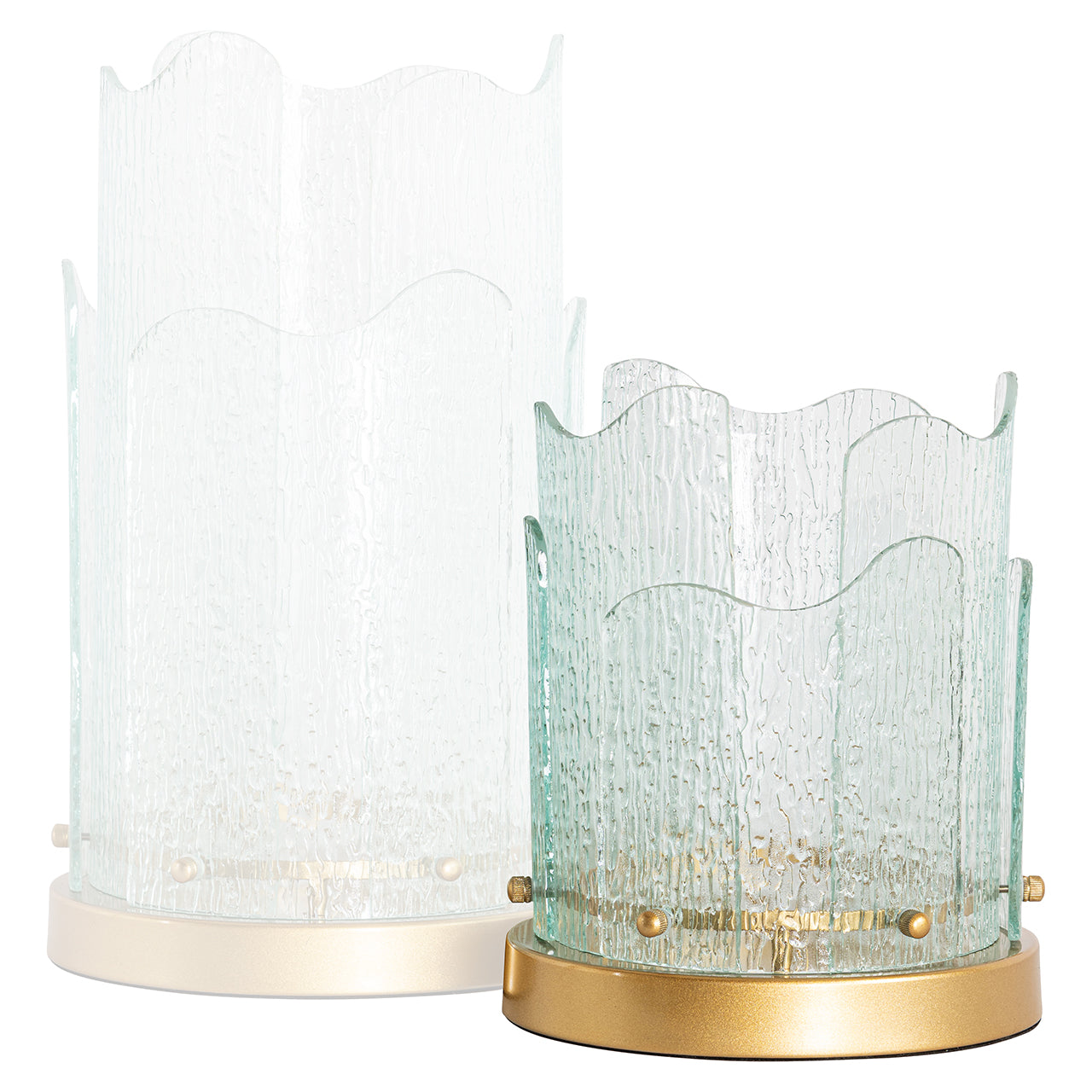Windlicht Danila groot (Goud)
