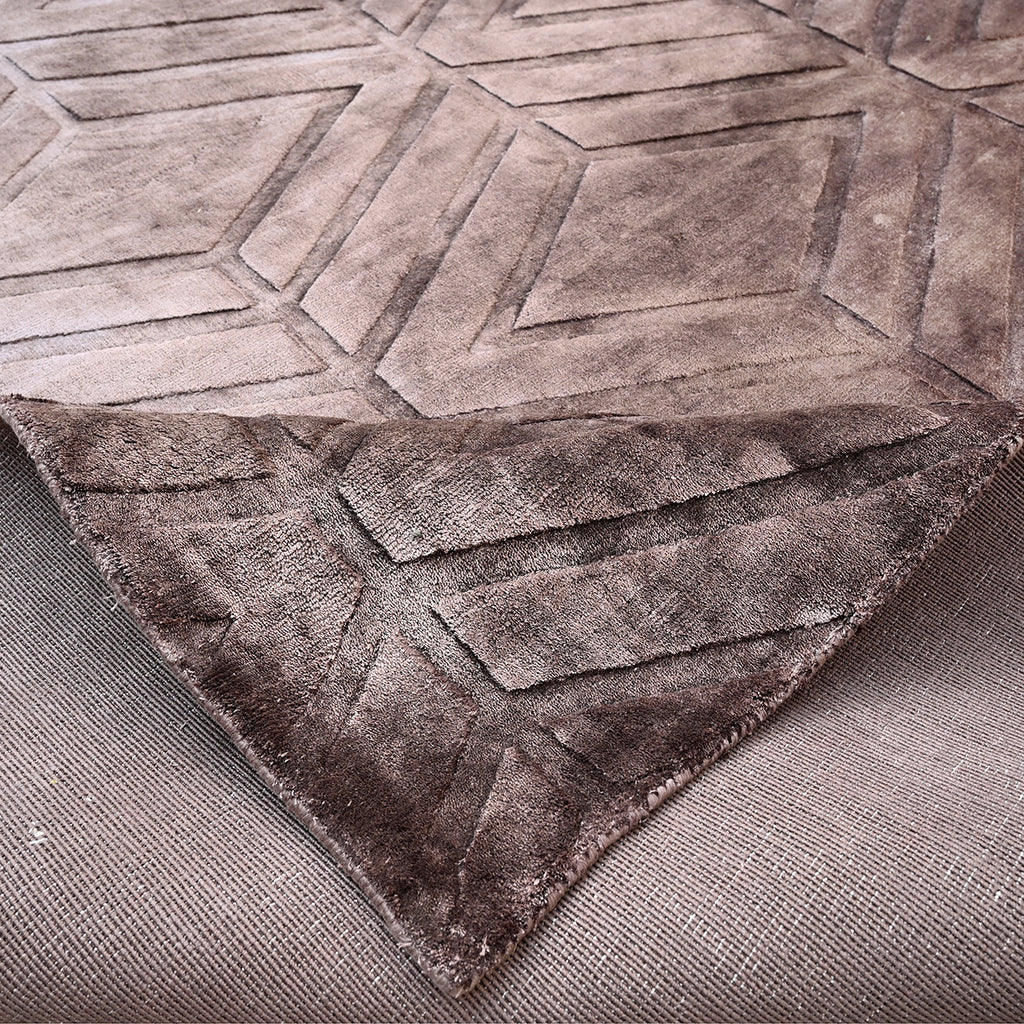 Vloerkleed Yoeri donkerbruin 200x300 (Bruin)