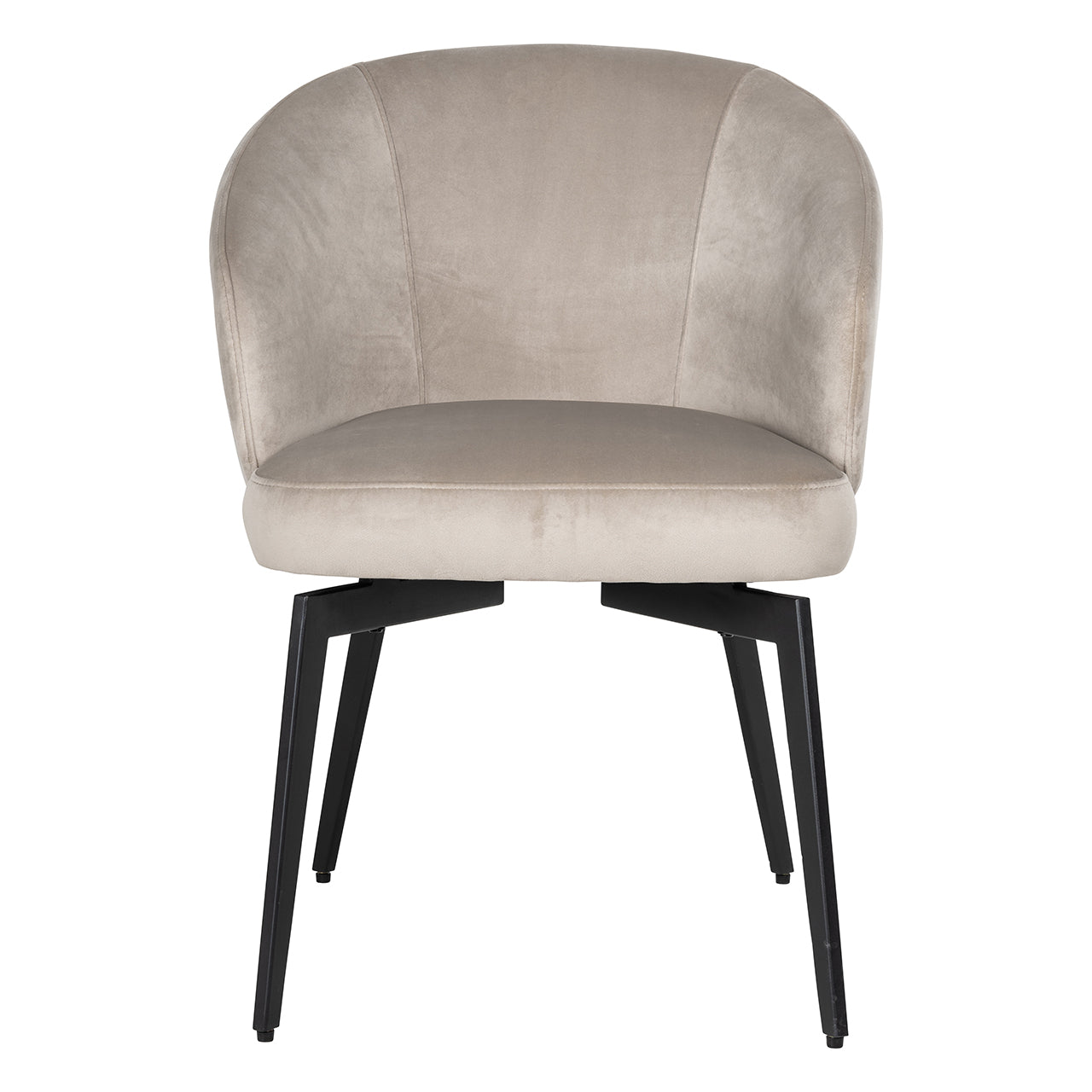 Stoel Amphara khaki fluweel brandvertragend (FR-Quartz 903 Khaki)