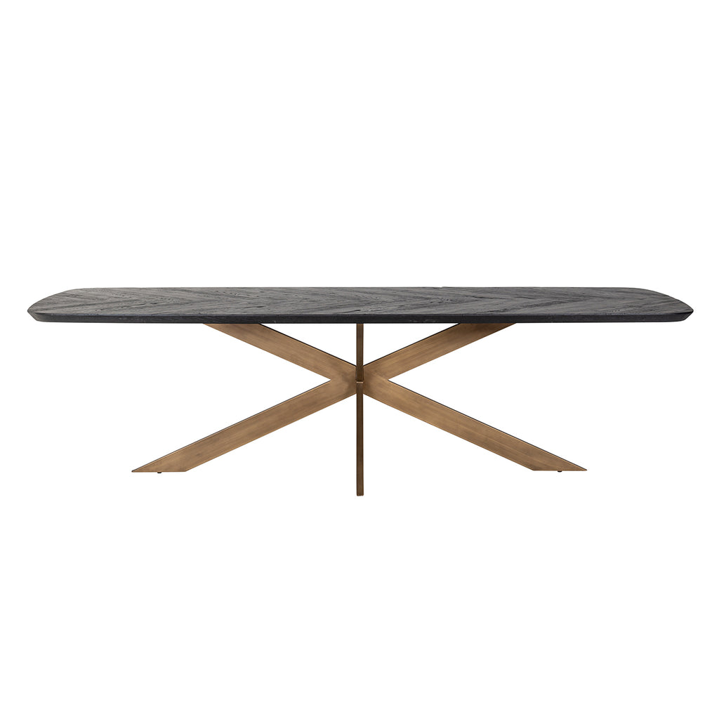 Eettafel Hayley 280 (Donker koffie)
