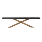 Eettafel Hayley 280 (Donker koffie)