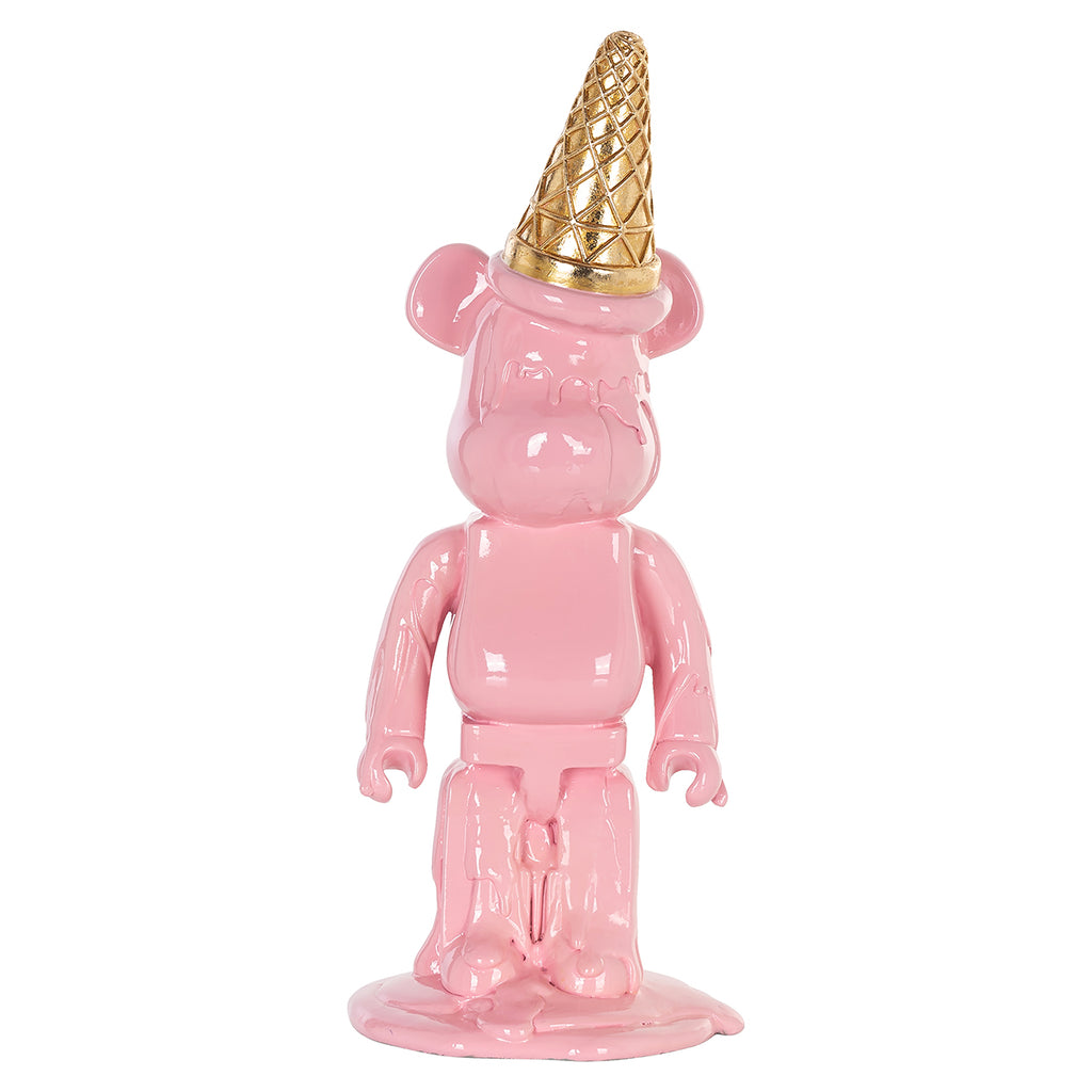 Deco object ijsbeer roze (Roze)