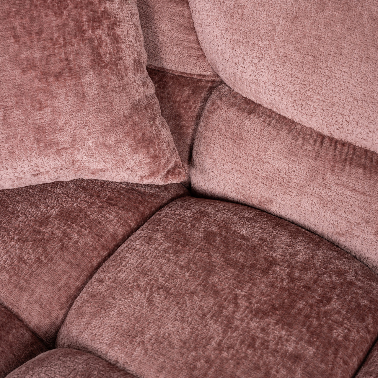 Bank Charelle roze chenille (Bergen 705 roze chenille)