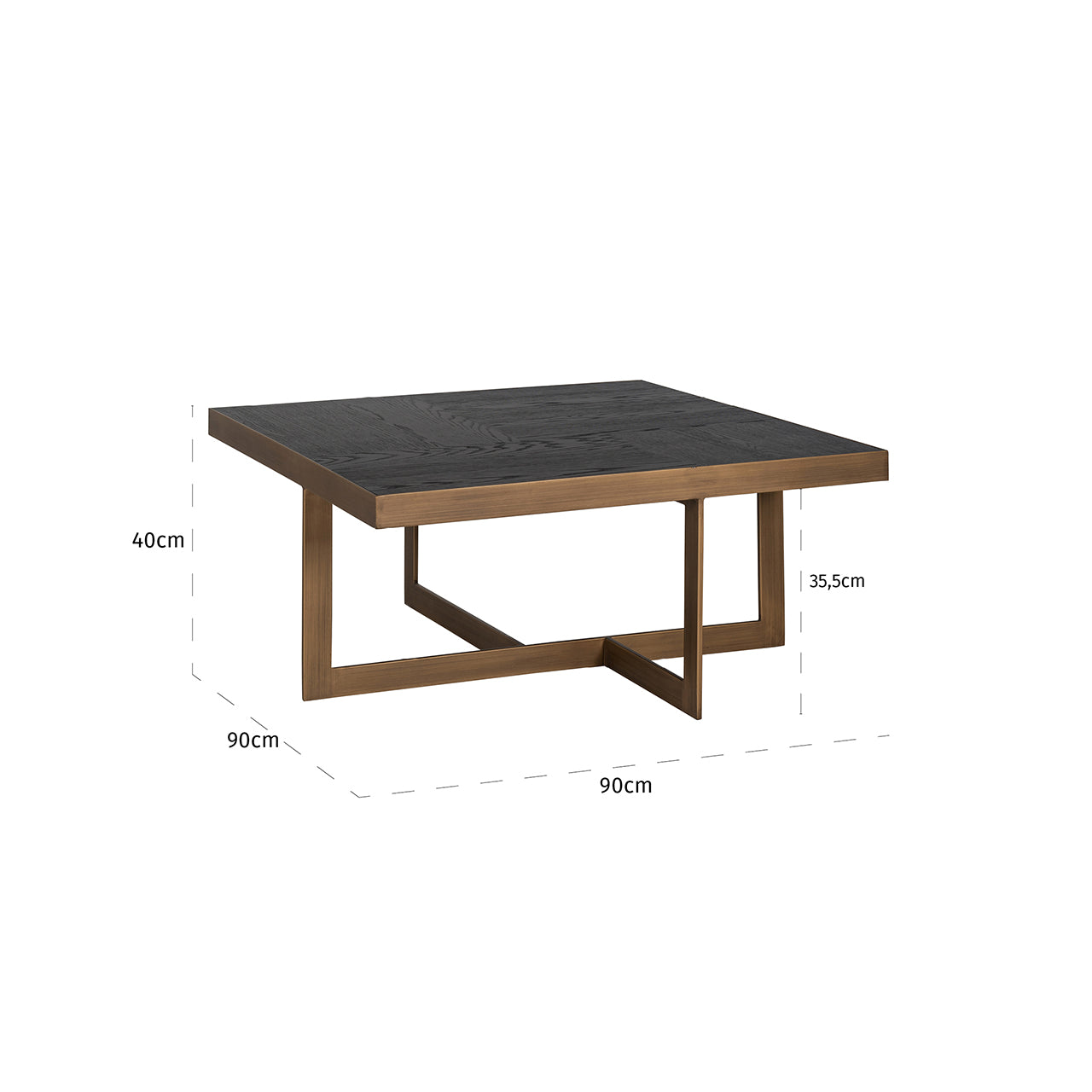 Salontafel Cambon (Donker koffie)
