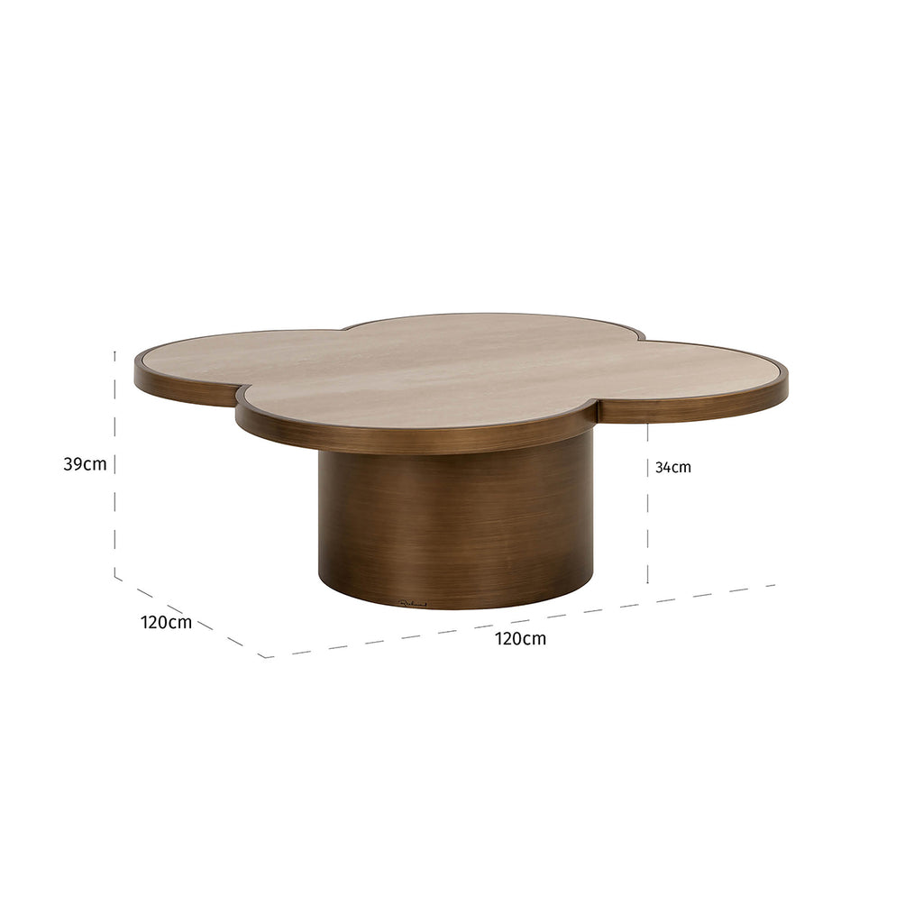 Salontafel Klaver (Beige)