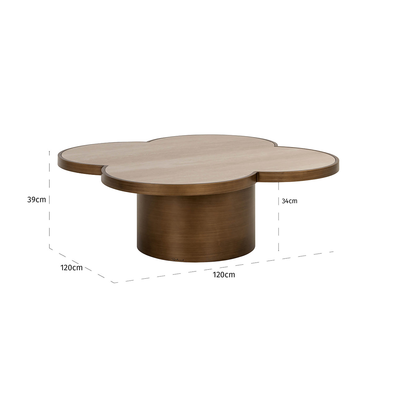 Salontafel Klaver (Beige)