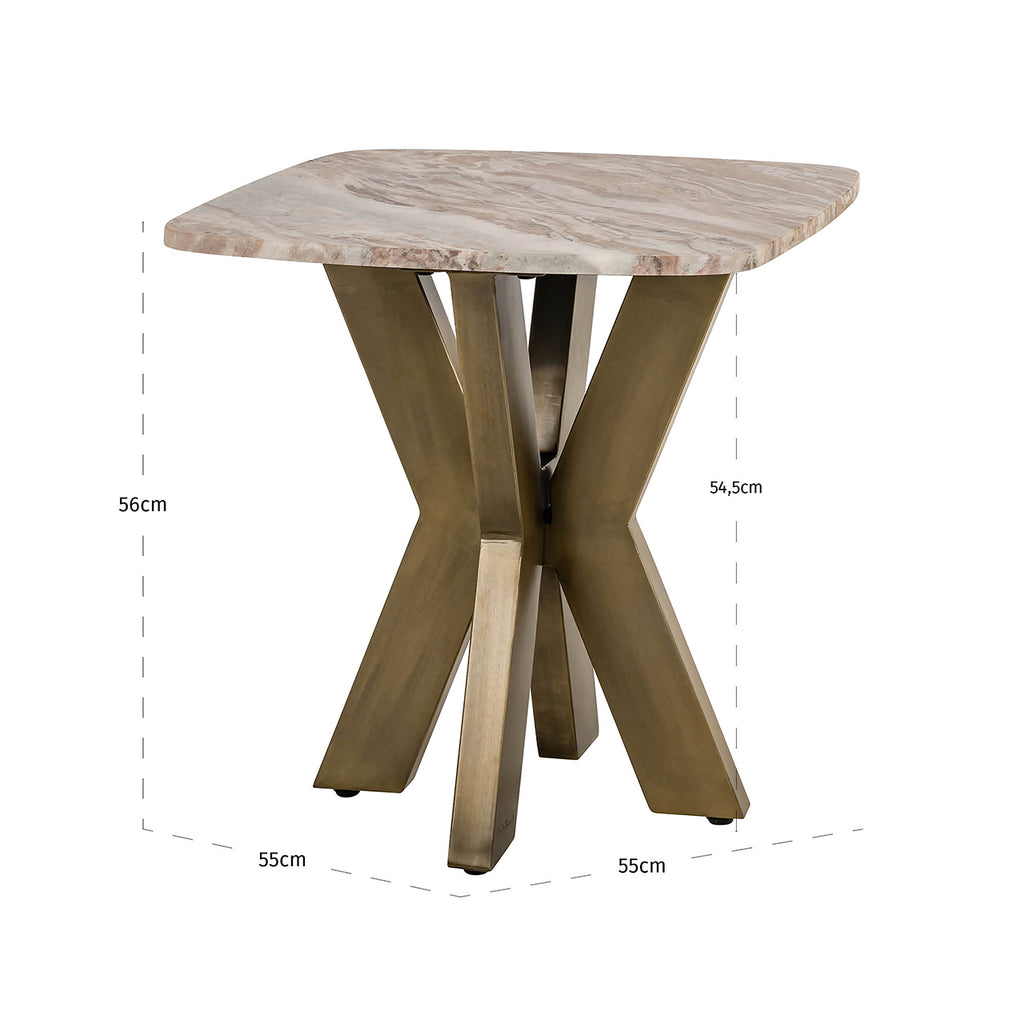 Bijzettafel Bottega (Wit)